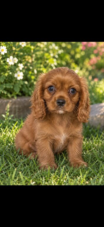 Kc cavalier baby's ready now.