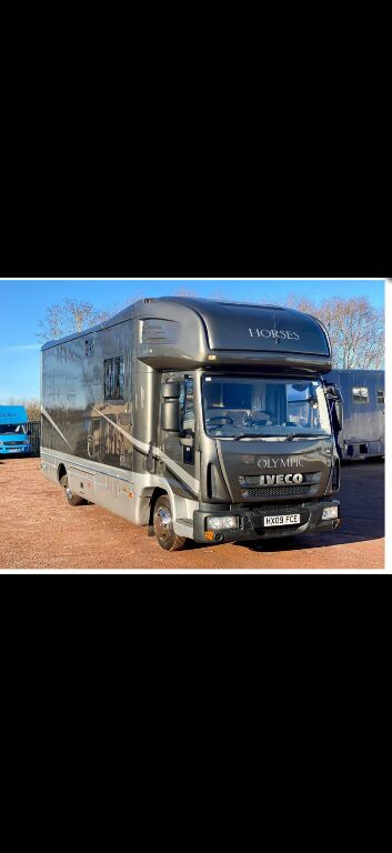 FOR SALE- luxury Olympic 7.5ton horse box
