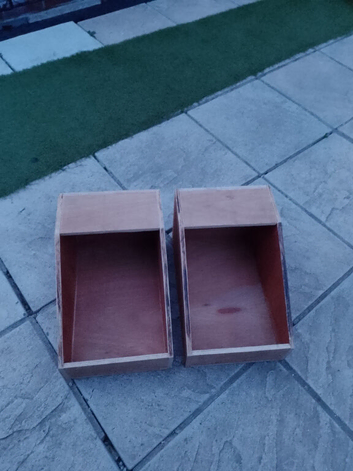 2 rabbit nesting boxes