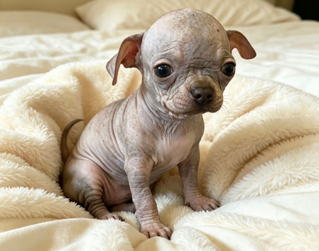 Chihuahua Cross Chinese Crested Pups