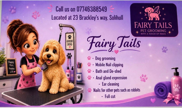 Fairy tails dog groomers Solihull