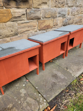 Outdoor cat shelters