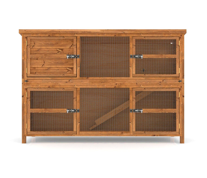 6 foot two tier rabbit hutch