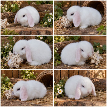 11 week old mini lops