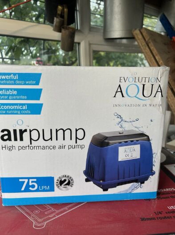 Evolution Aqua High Performance Aquarium Air Pump 75 LPM