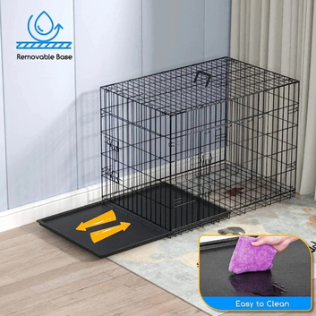 DOG/PUPPY CAGE/CRATEWITH TRAY MEDIUM HARDLY USED