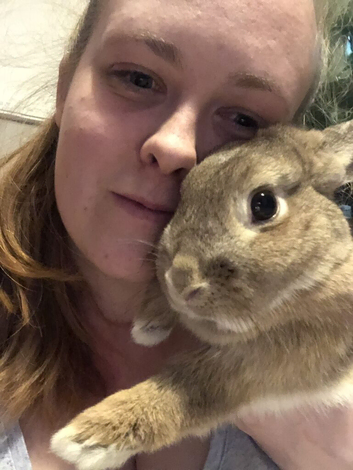 Sister bunnies to rehome. Friendly. Very loved