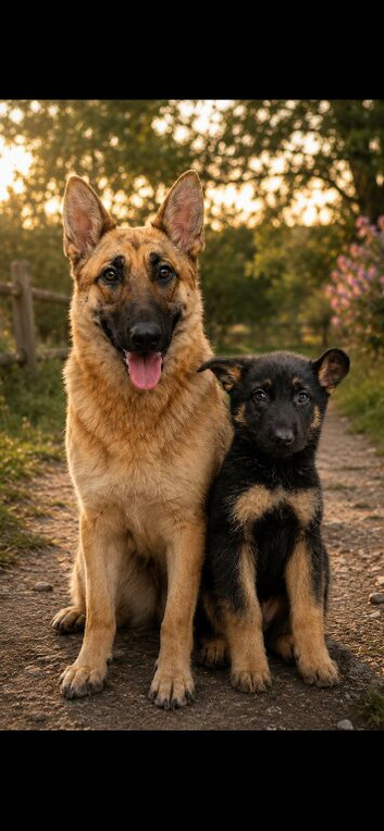 Stunning German Shepherds