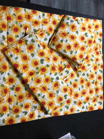 Small pets Guinea Pigs cage liner pee pads cover cage set sunflower