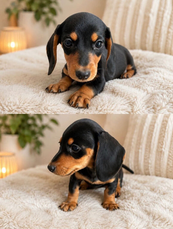 2 Minature dachshund puppies