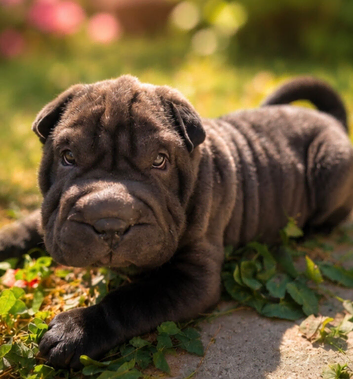 Beautiful shar pei boy ready for his new home