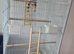 Large white bird cage