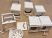 Small finches nest boxes job lot
