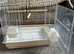 White bird cage
