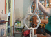 Available - very thick and large 90cm long Budgie /Cockatiel Aviary hanging down perch rope toy