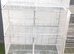 Wire +platic bird cages