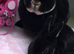 Black Otter Mini Rex Doe