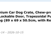 Dog crate for car