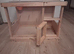 Wooden bird cage