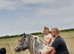 Blue & white welsh a cross cob mare