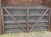 Hand made wire and wood hurdles