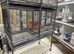 Yaheetetch black stackable bird cage