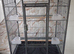Bird cage - height 53 inches, width 24 inches, 17 inches
