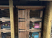 Custom built hutch 3 blocks of 3