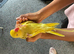 Yellow female Indian Ringneck