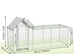 Metal ChickenCoop, ChickenCoop Run, Duck Coop/House, Walk-In Chicken Runs For Yard, Chicken Cage/Pen With Waterproof Cover For Rabbit Duck Chicken