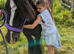 Gorgeous 12.2hh Black cob mare and coloured filly foal at foot
