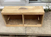 Double wood bird carrying cage