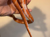 Diffused blood red pied corn snake