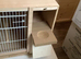 Wood budgie breeding cage