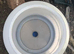 Large-capacity plastic tripod poultry feeder