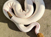 Black pastel leopard pied ball python