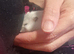 A winter white Russian dwarf hamster