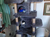 Large cat scratching post .