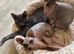 2 adult sphynx cats