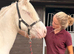 Big cremello filly