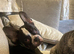 Black and white male French bull dog 1 year old