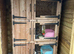 Custom built hutch 3 blocks of 3