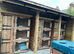 Custom built hutch 3 blocks of 3