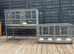 Breeding cages and budgies for sale.