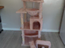 Pink cat tree