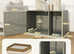 Litter tray hideaway unit