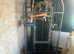 Parrot cage with accessories