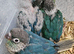 Hand reared blue turquoise conure baby