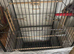 Big hut top cage black with accessories good condition