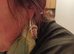 Silly tame conure